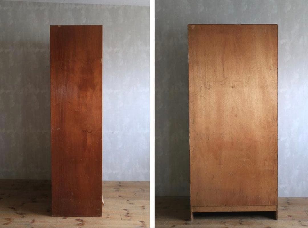 GMW)イギリスアンティーク木製27杯シャツキャビネット/食器棚飾り棚