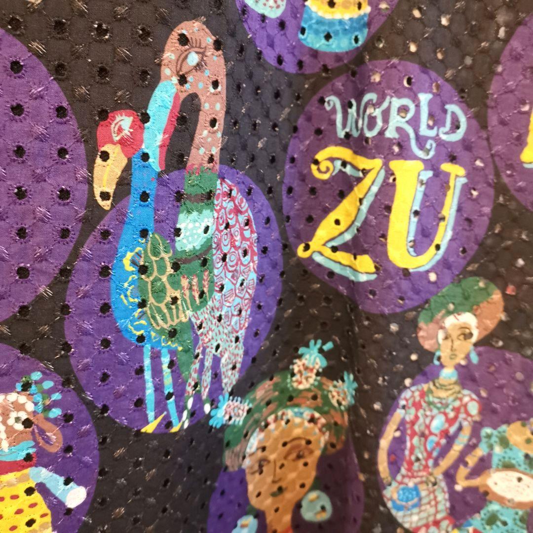 【美品】TOKUKO1erVOL　ノースリーブサマーニットチュニック ブラック