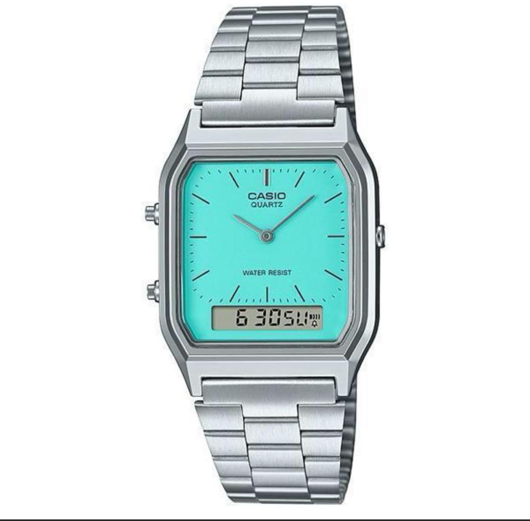 【新品未使用箱付き】CASIO AQ-230A-2A2