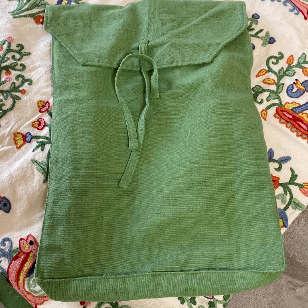 Shyam Ahuja インド綿 フリークロス エリアラグ ベッドカバー