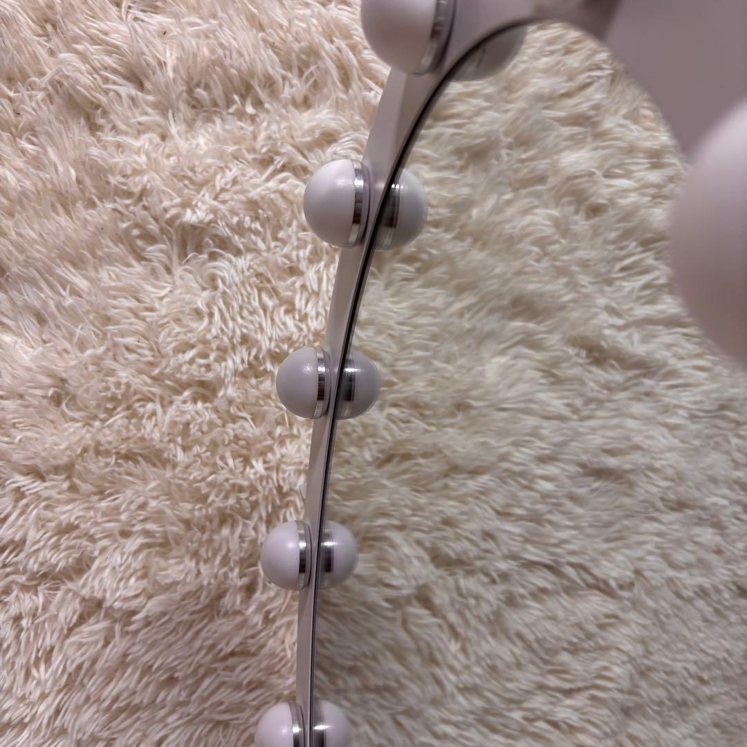 【美品】Francfranc フッツェ ハリウッドミラー ラウンド USB出力