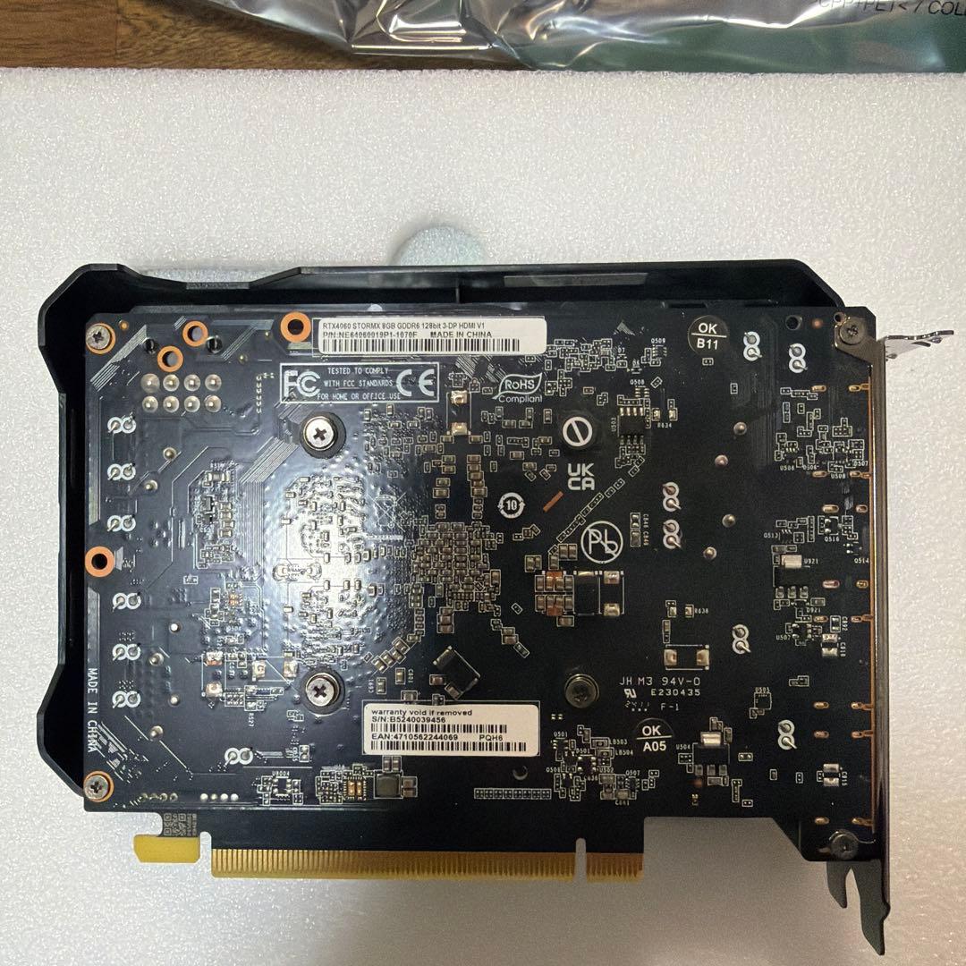 PALIT GEFORCE RTX 4060グラフィックボード8GB