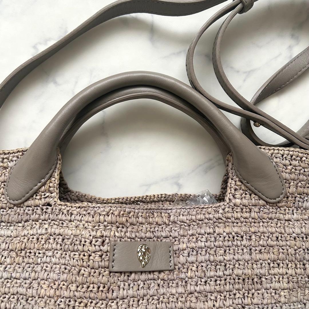 極美品✨ヘレンカミンスキー ラフィア トートバッグ CassiaS ショルダー付