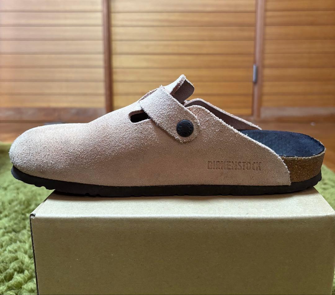 ビルケンシュトック BIRKENSTOCK ボストン ピンク 幅広39/25cm