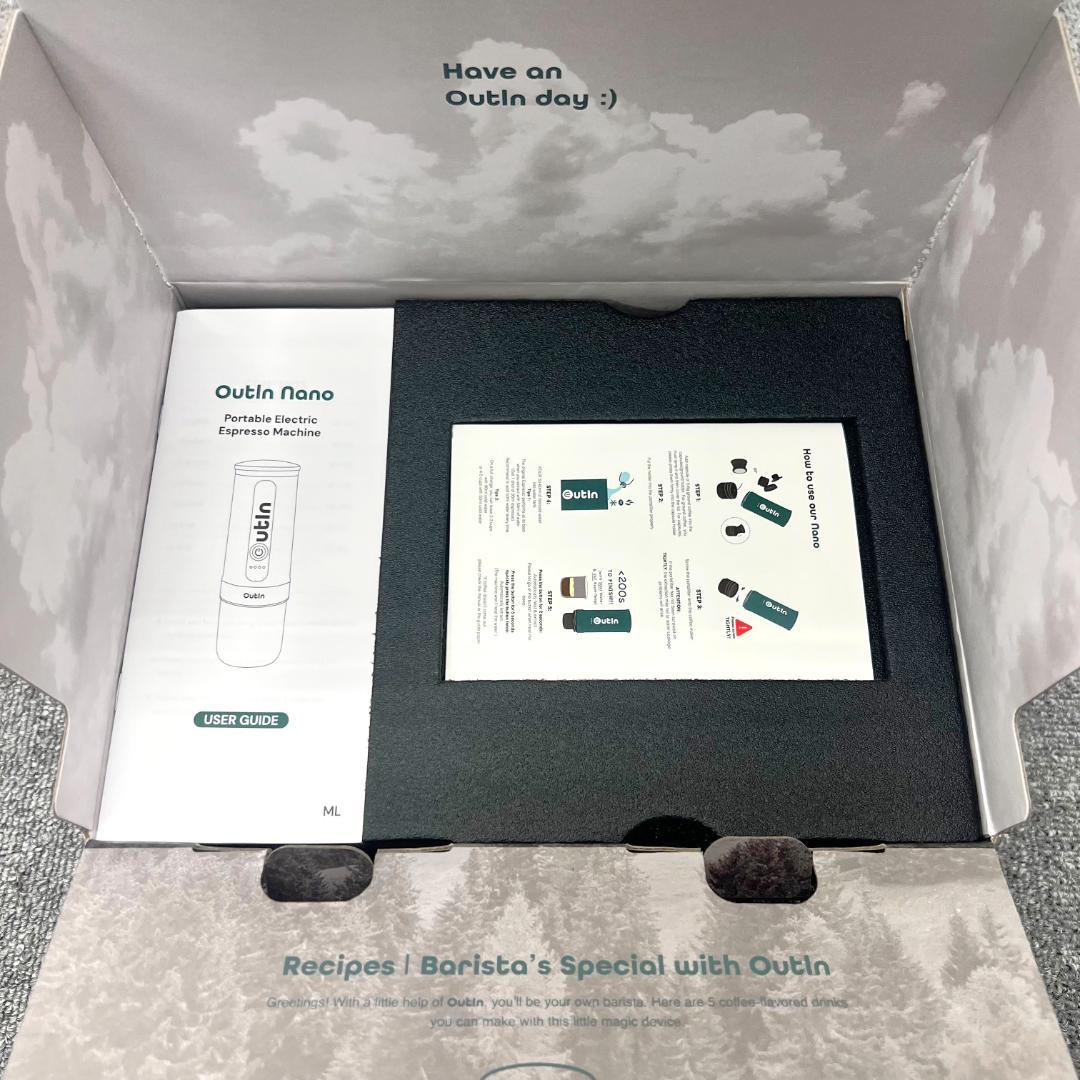 送料無料 新品 アウティン ナノ コーヒーメーカー エスプレッソマシン ブラック