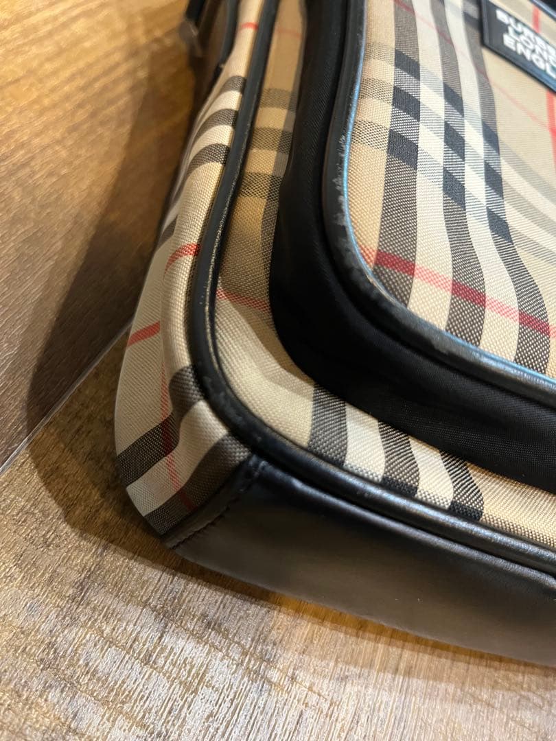 BURBERRY チェック柄ショルダーバッグ