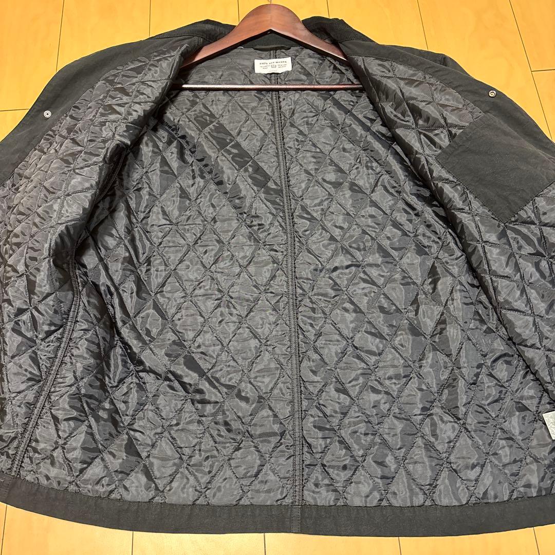 ENDS and MEANS キルティードカバーオールフェードブラック XL