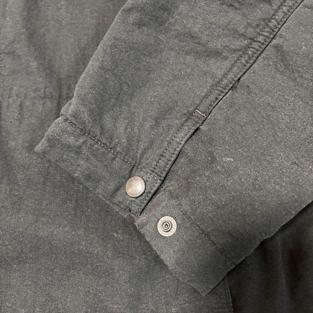 ENDS and MEANS キルティードカバーオールフェードブラック XL