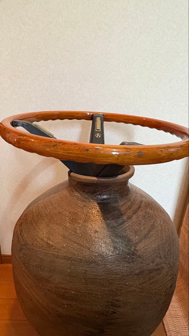 24VTURBO様　アルファロメオ　ステアリング　ウッド　ハンドル