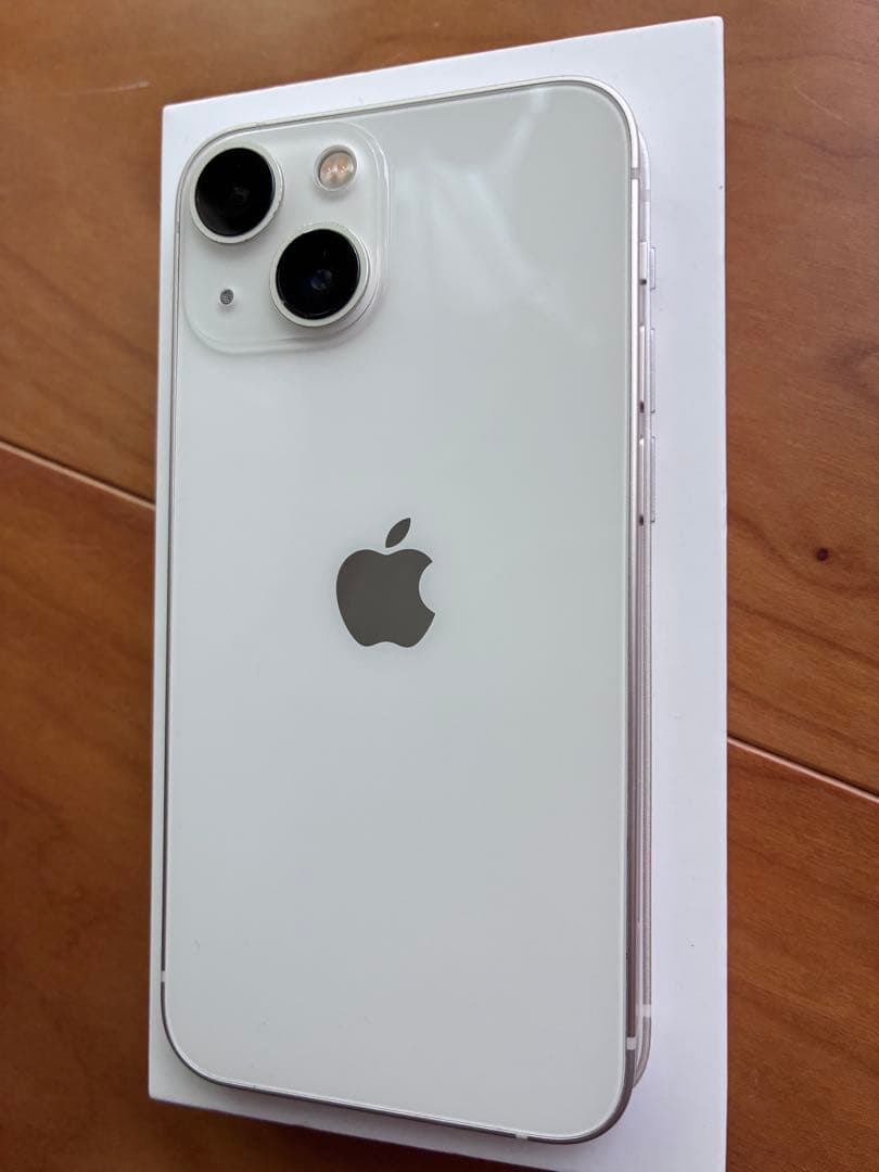 美品 Apple iPhone 13 mini スターライト 本体 98%