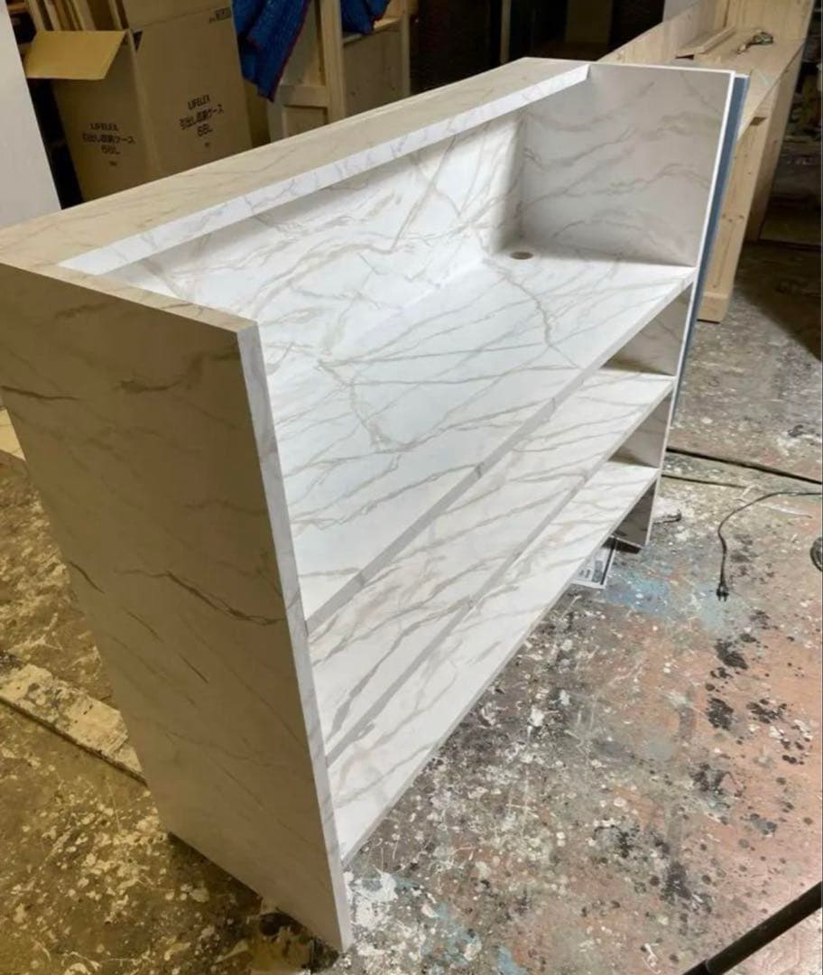 大理石風　レジカウンター