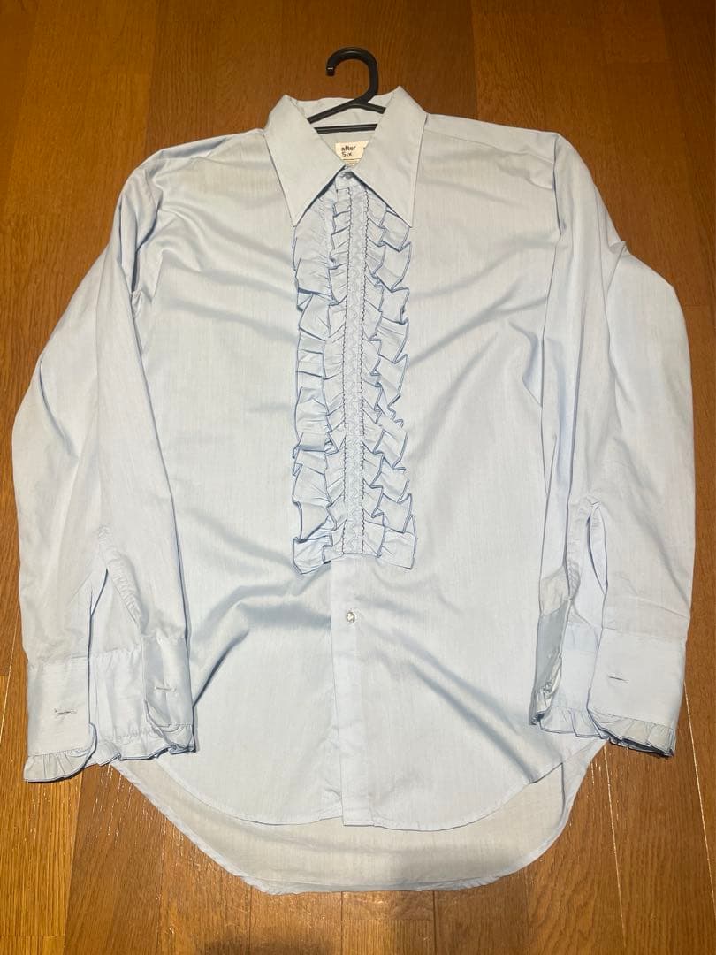 [美品] after six 70's フリルシャツ