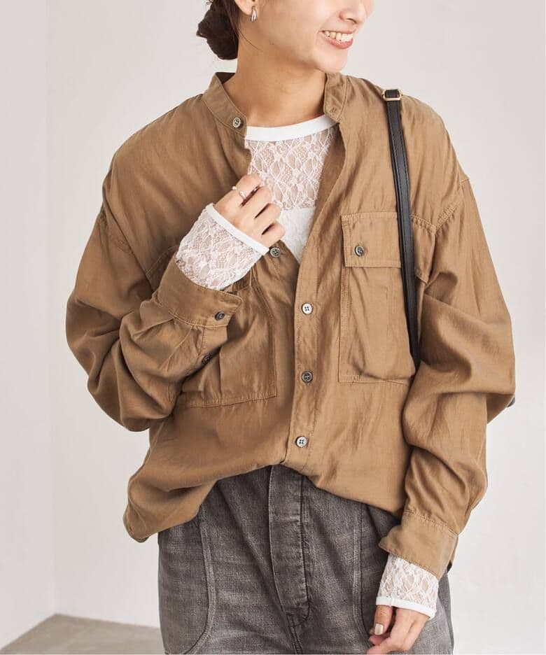 【新品未使用タグ付き】IRONING flower lace ロングスリーブ