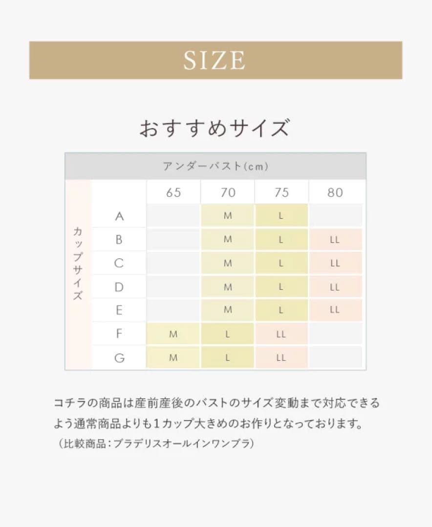 【2点】ブラデリス 授乳ブラ LL エクリュ