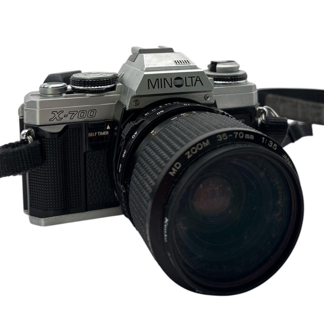 MINOLTA X-700 フィルムカメラ　レンズ付き　全体的に傷や汚れあり