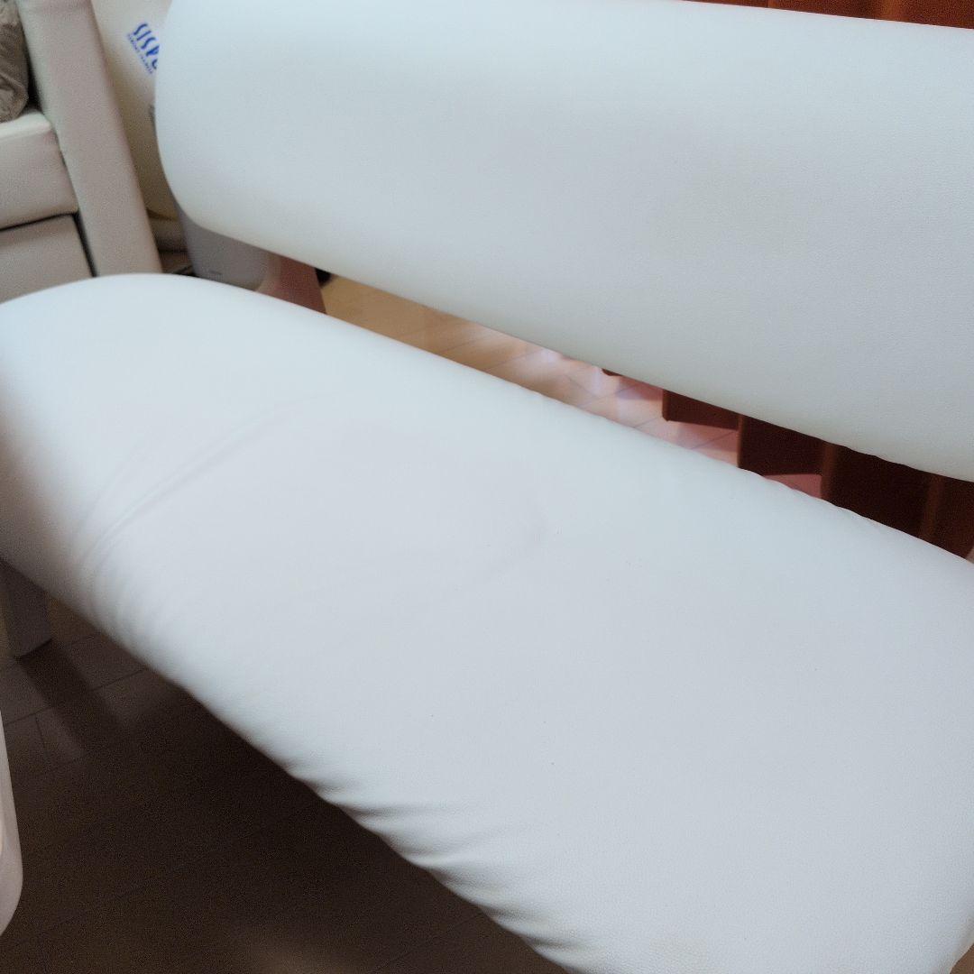 ニトリ　傷・汚れに強い合成皮革 リビングダイニング2人用チェア