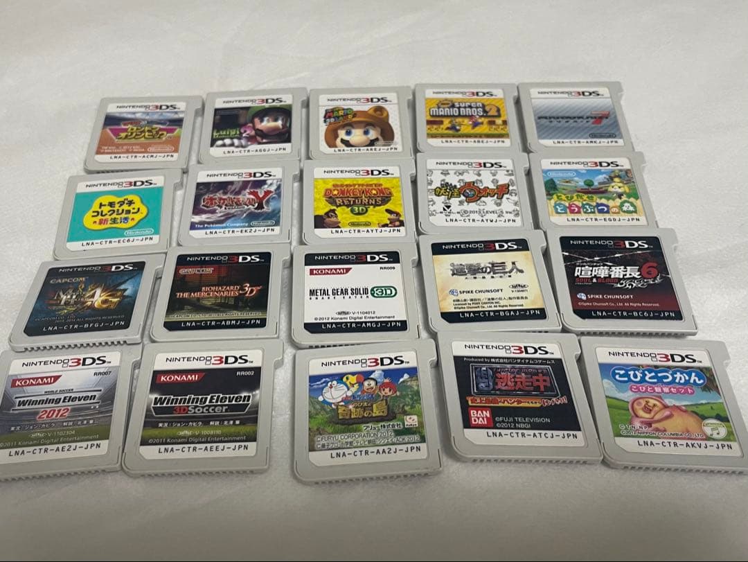 ニンテンドー3DS ソフト　20本　まとめ売り　美品