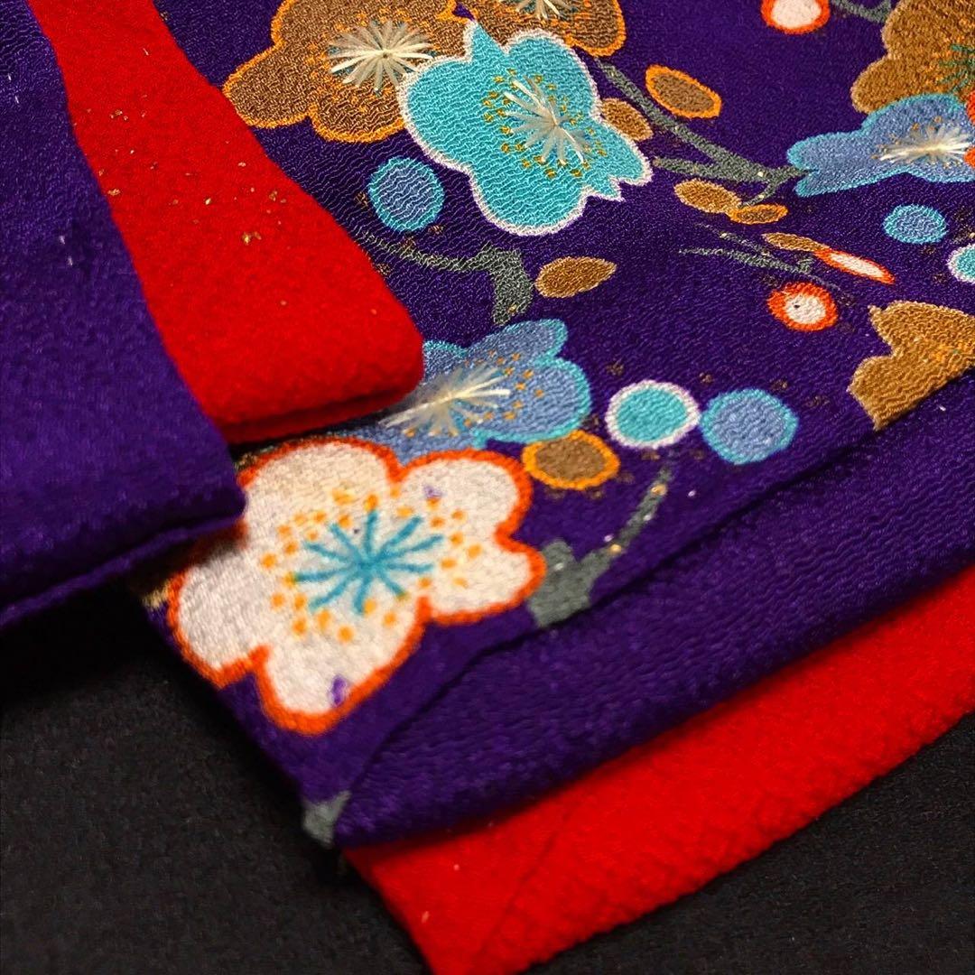 ＊ 市松人形 15号 縮緬 アンティーク 着物 帯 ＊ ドール 人形