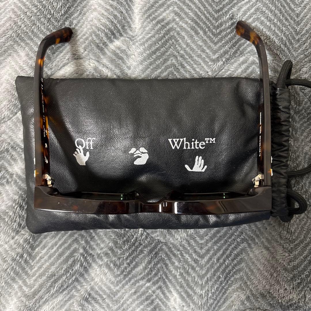 Off-White ブラウン サングラス ケース付き
