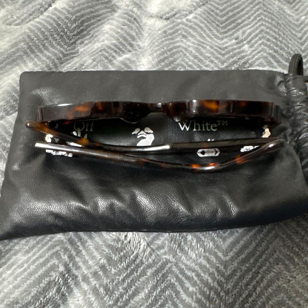 Off-White ブラウン サングラス ケース付き