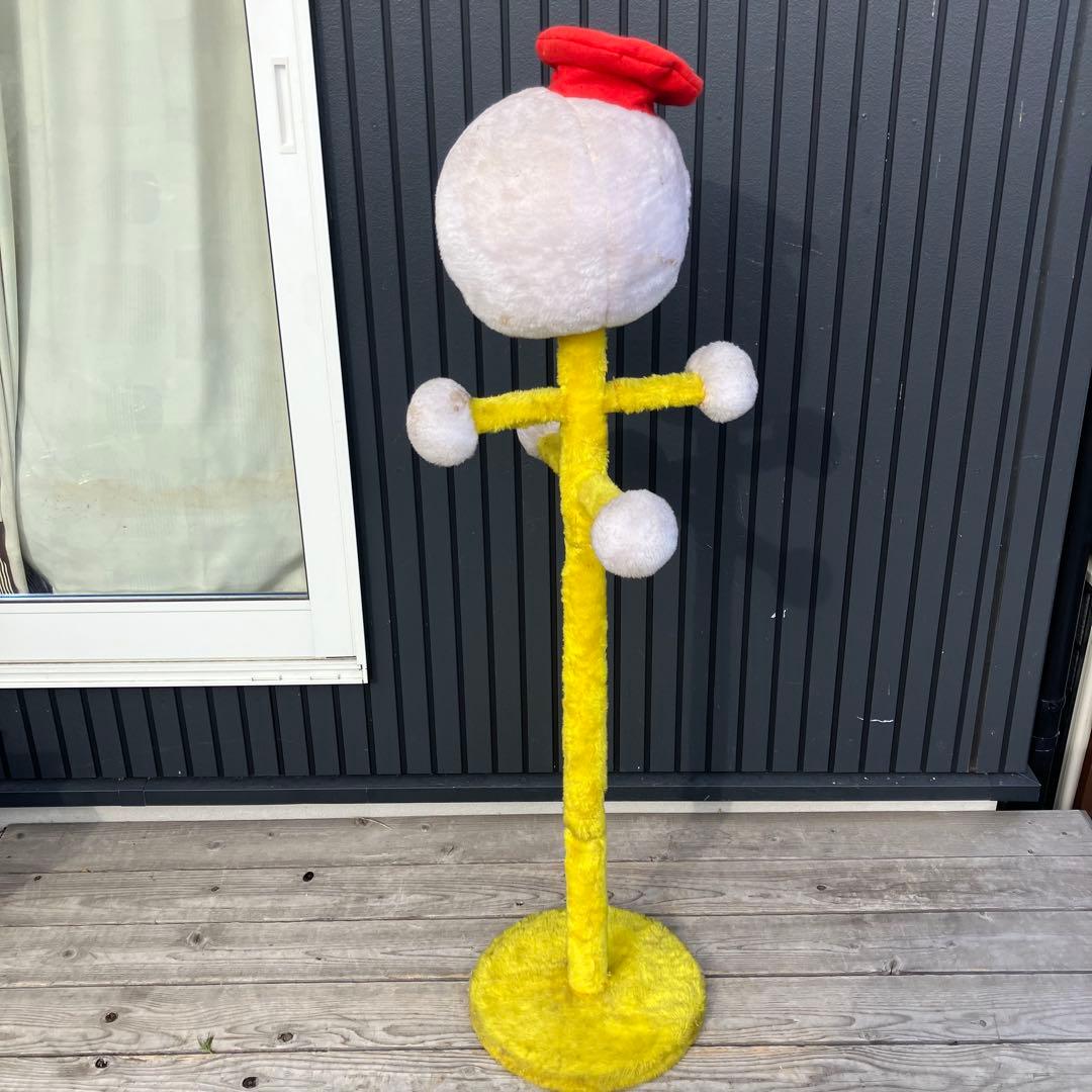 昭和レトロ 当時物 アヒル型ポールハンガー ハンガーラック 古家具 帽子掛け