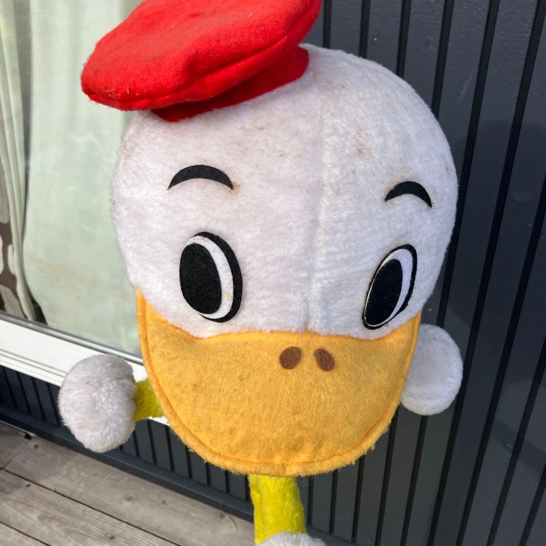 昭和レトロ 当時物 アヒル型ポールハンガー ハンガーラック 古家具 帽子掛け