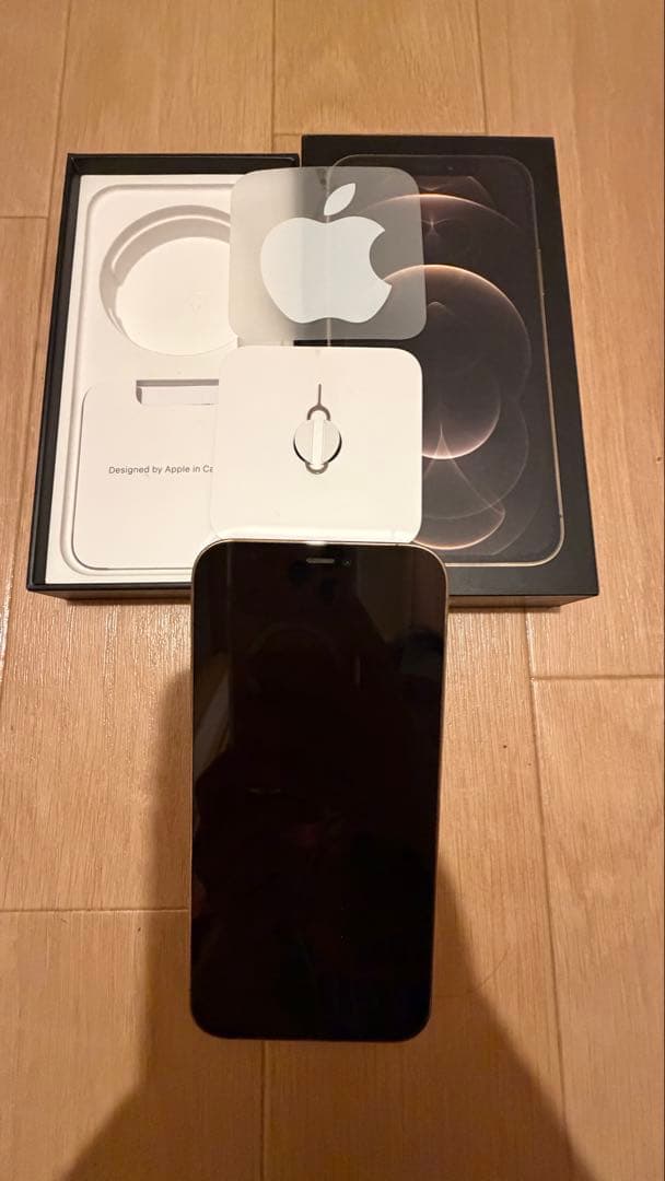 【美品】Apple iPhone12Pro ゴールド 256GB SIMフリー