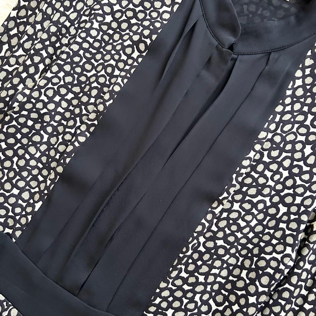 ginga✨マックスマーラ　最高級　白タグ　フレアワンピース　ピンタック