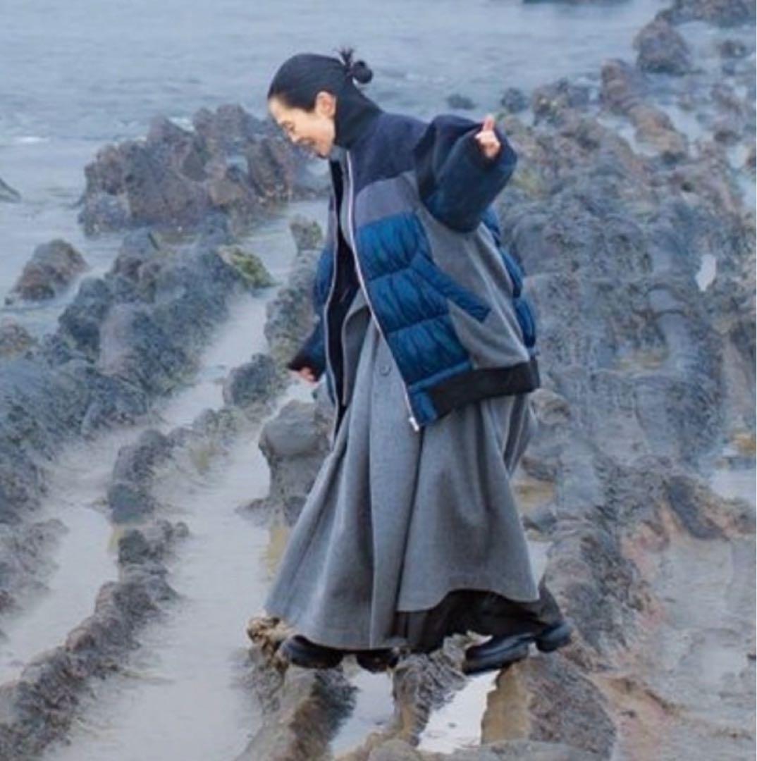 ENFOLD ソフトラムメルトンブルゾン 38 美品