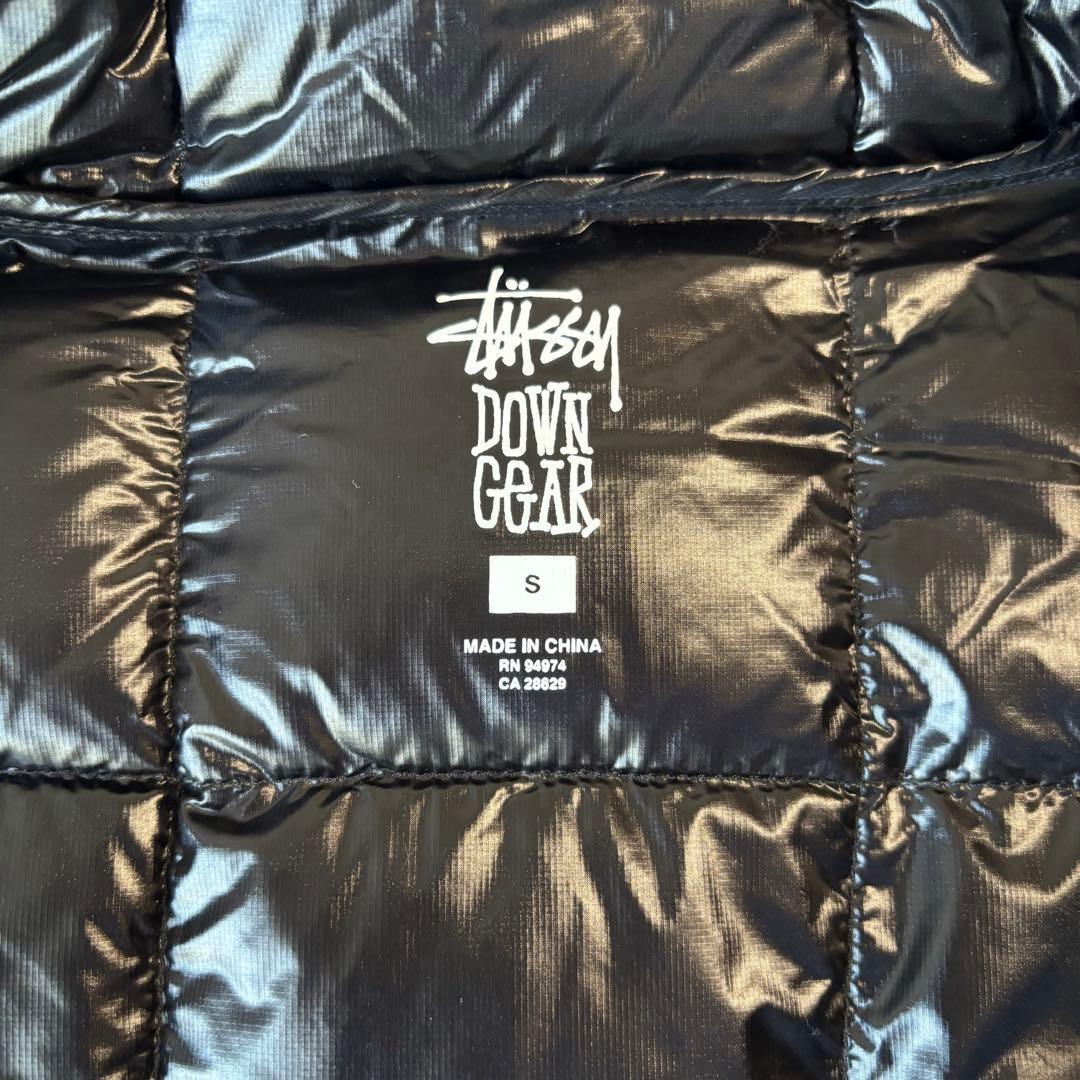 STUSSY MIDWEIGHT PUFFER Sサイズ ダウン ブラック