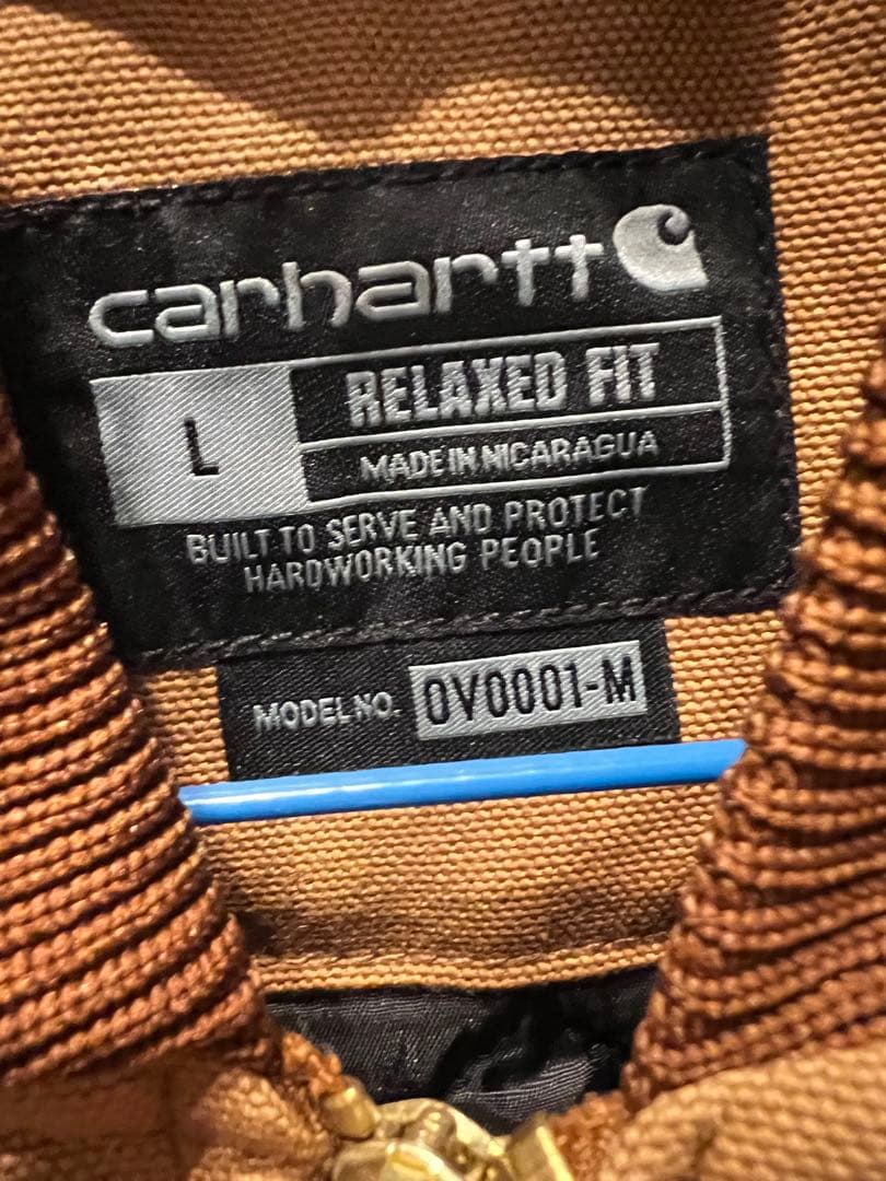 CARHARTT ベスト リラックスフィット　ブラウン　DUCK VEST