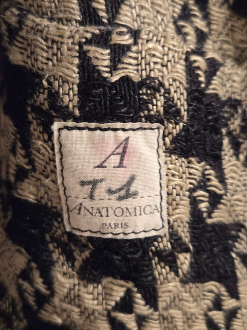 anatomica アナトミカ dolman リネン ハウンドトゥース