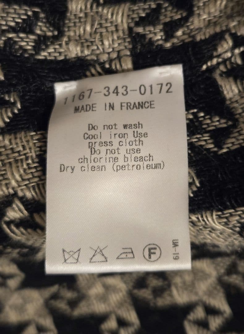 anatomica アナトミカ dolman リネン ハウンドトゥース