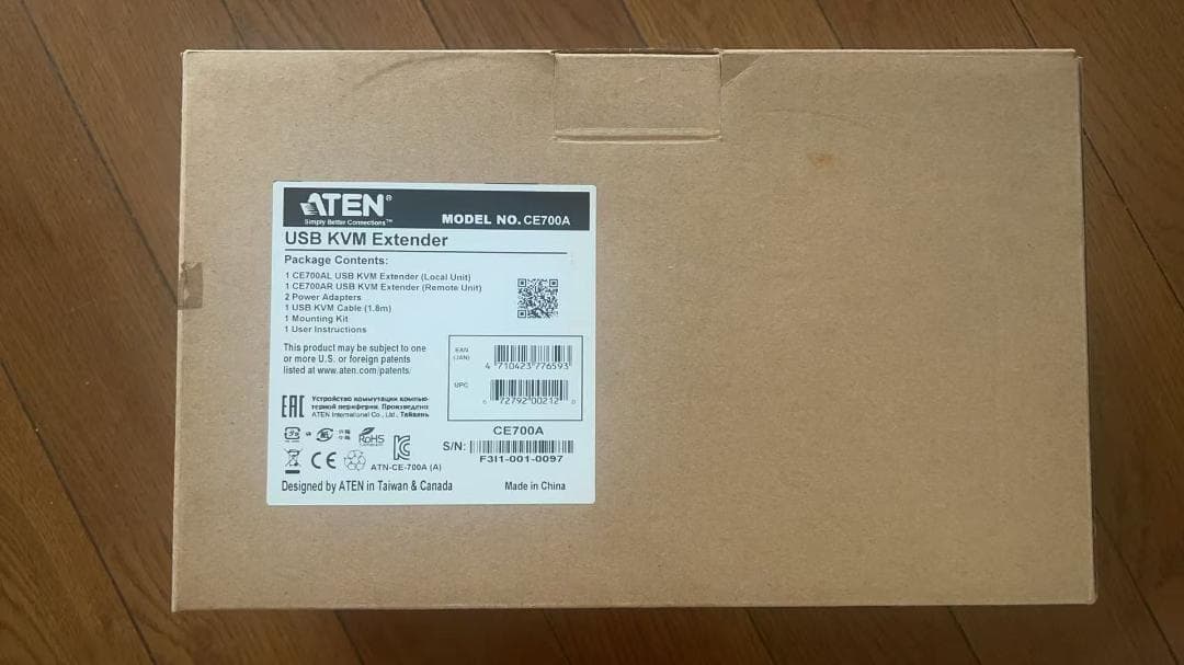 値下げします！150m延長可能なUSB対応KVMエクステンダー