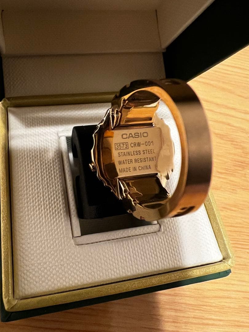 カシオ リング　ウォッチ CRW-001G-9JR CASIO ゴールド