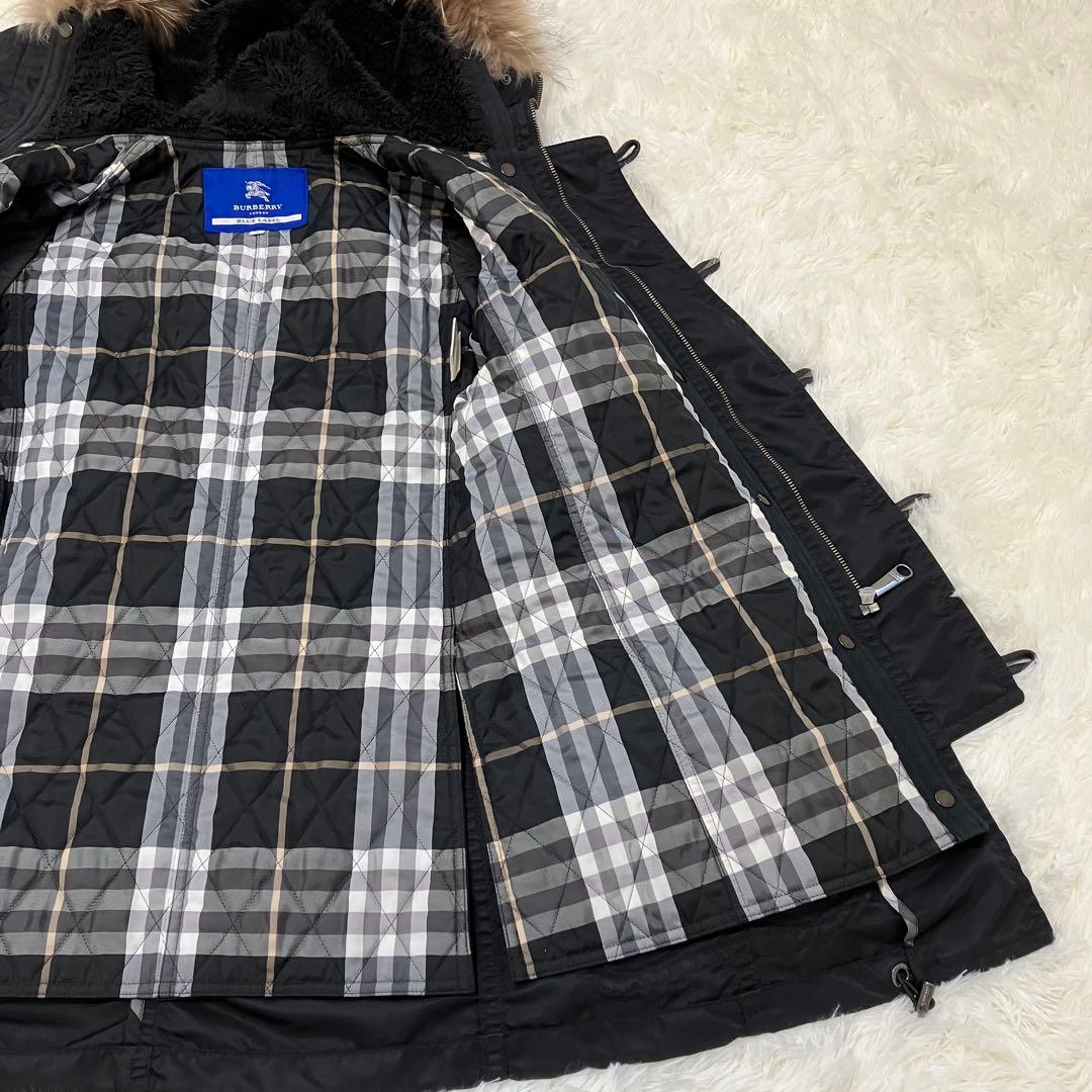 (美品)BURBERRY LONDON　モッズコート　ブラック　ライナー付き