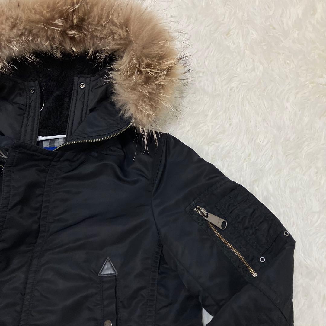 (美品)BURBERRY LONDON　モッズコート　ブラック　ライナー付き