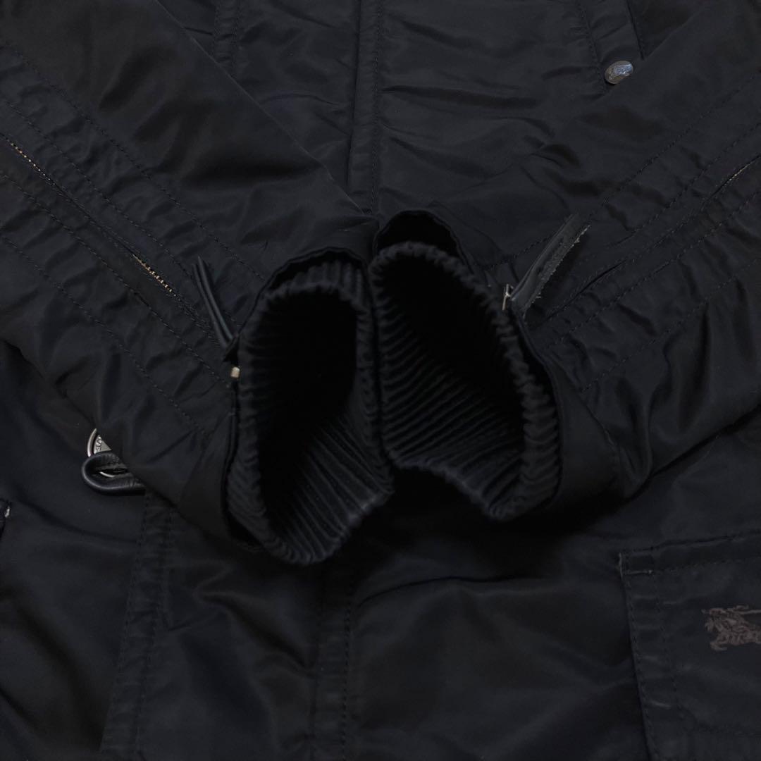 (美品)BURBERRY LONDON　モッズコート　ブラック　ライナー付き