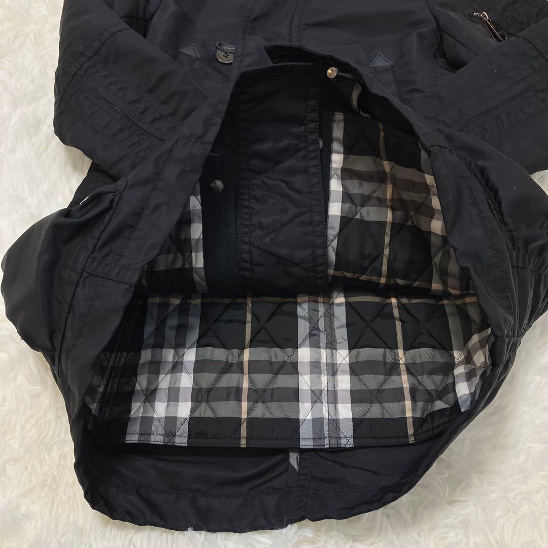 (美品)BURBERRY LONDON　モッズコート　ブラック　ライナー付き