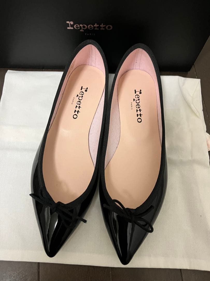 週末saleレペット Repetto バレエシューズ ブリジット ブラック 35
