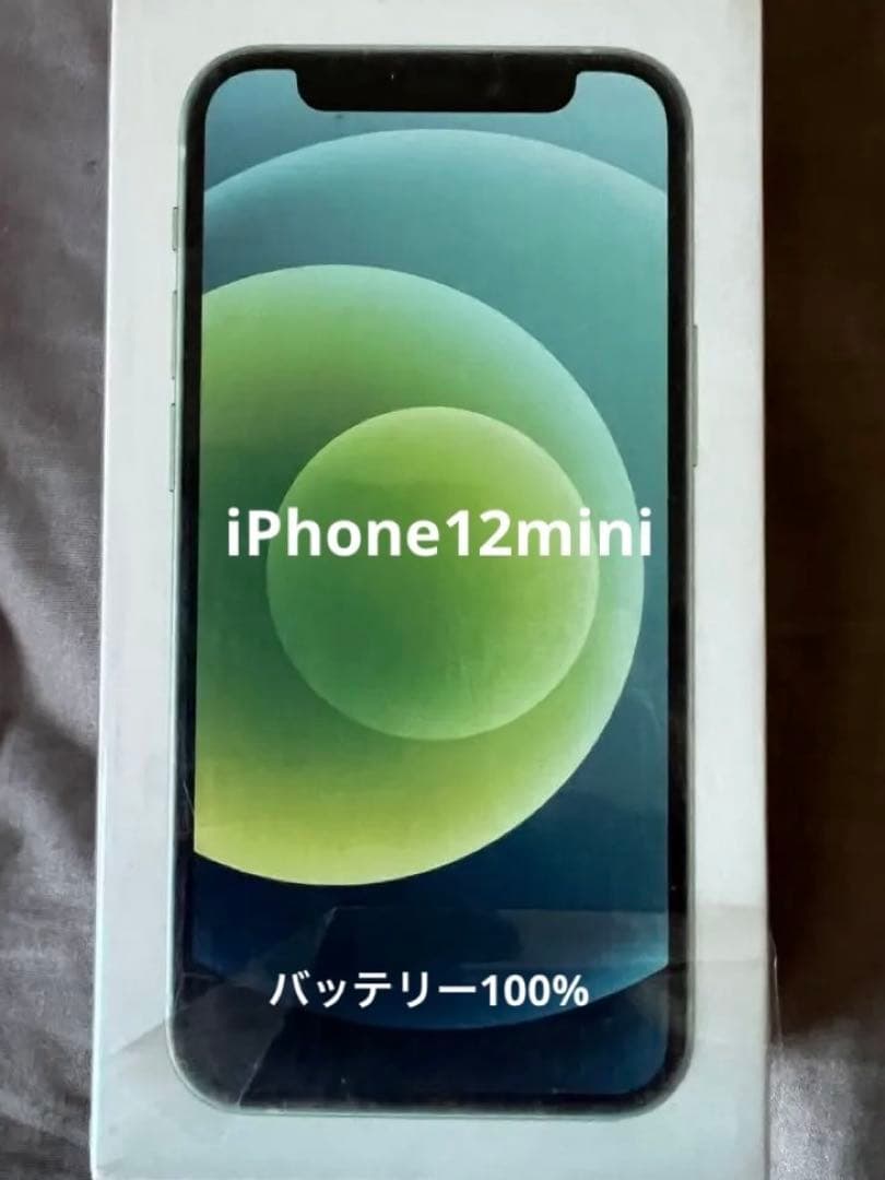 iPhone12 mini 64GB グリーン SIMフリー　起動のみ　初期化済