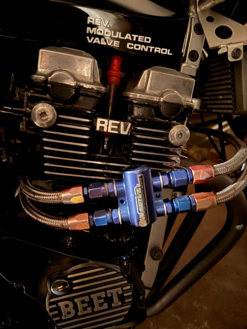 (即購入❌)Activeアクティブオイルクーラー サーモスタッドト ホース付き