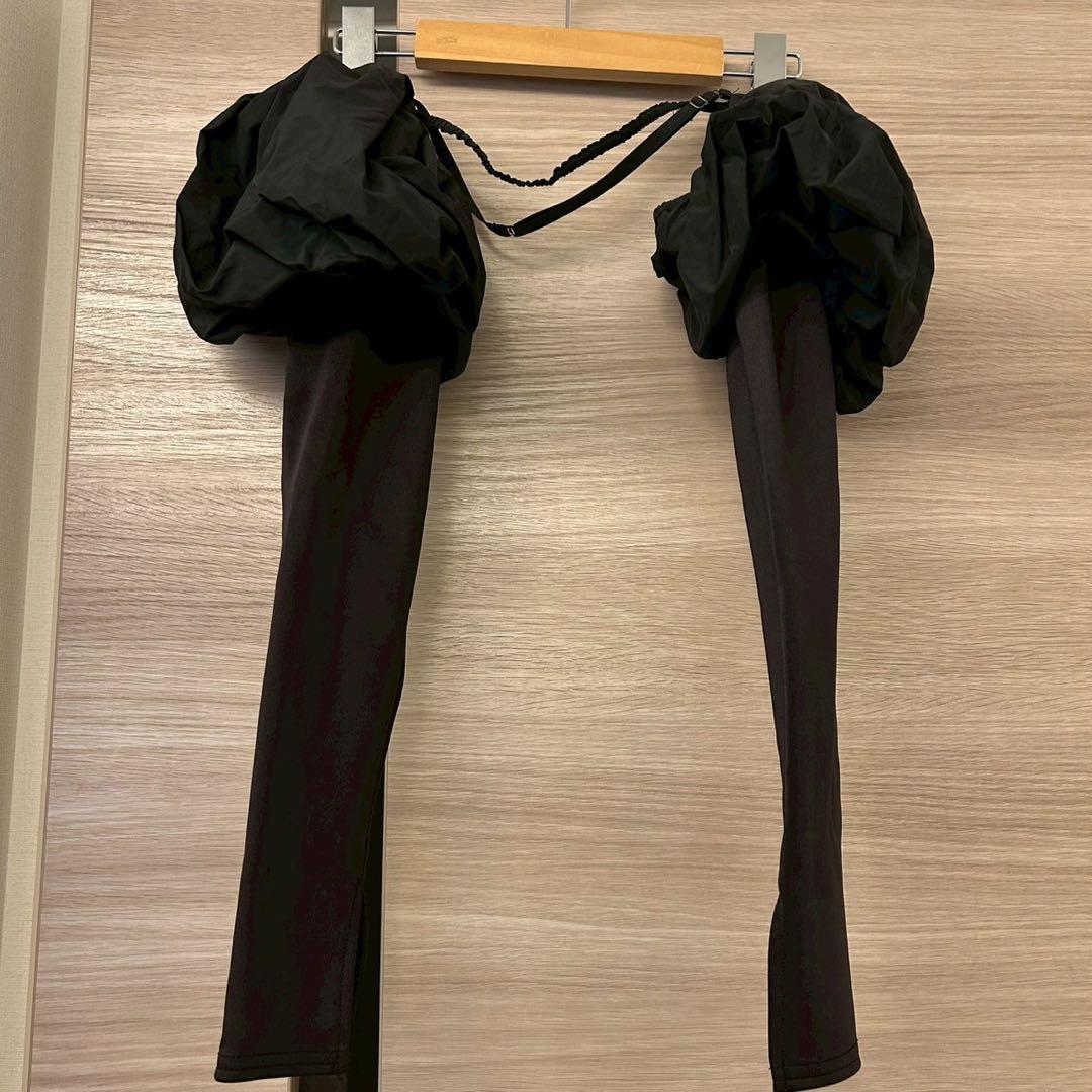 美品 メゾンスペシャル パフィーボレロセットチェックボリュームワンピース S