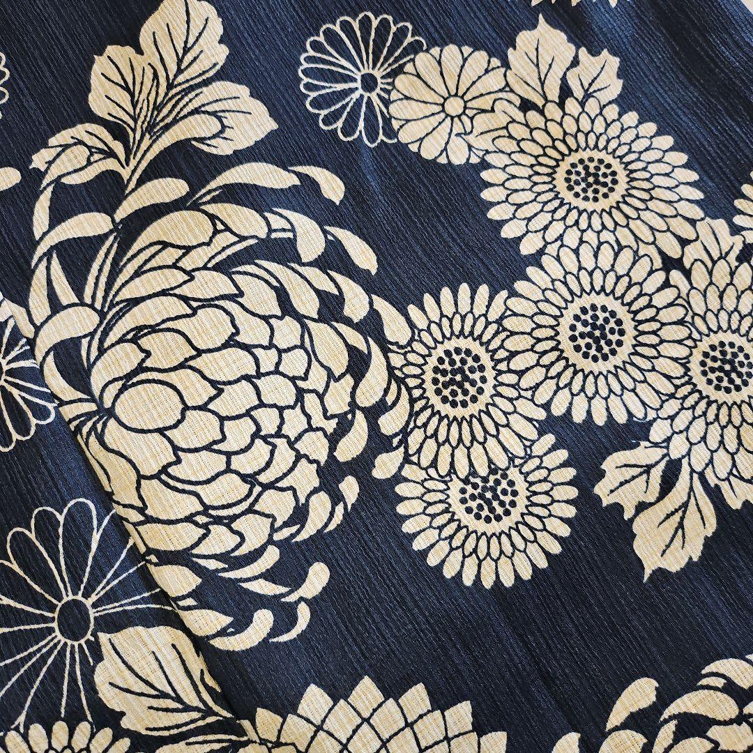 浴衣☆綿麻☆新品☆単衣☆プレタ☆夏着物☆レディース☆フリーサイズ☆夏祭り花火大会