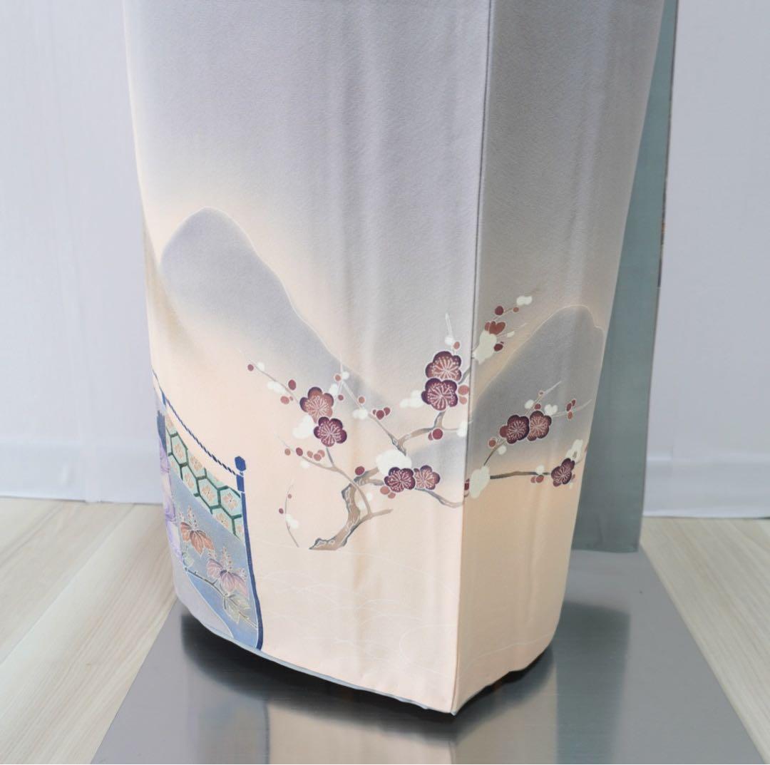 訪問着　4点フルセット 341 C 正絹 七五三 お宮参り 入学式　卒園式