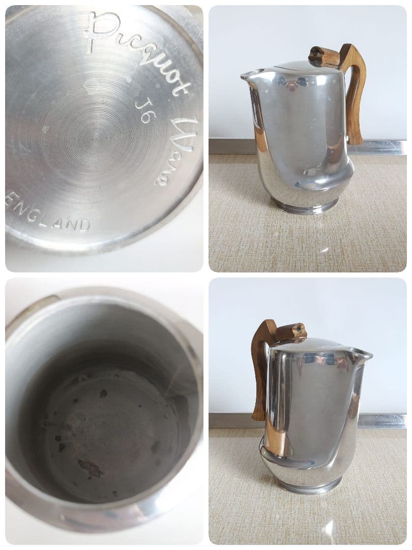 英国 Picquot Ware ピコーウェア ティーセット 6点 ヴィンテージ