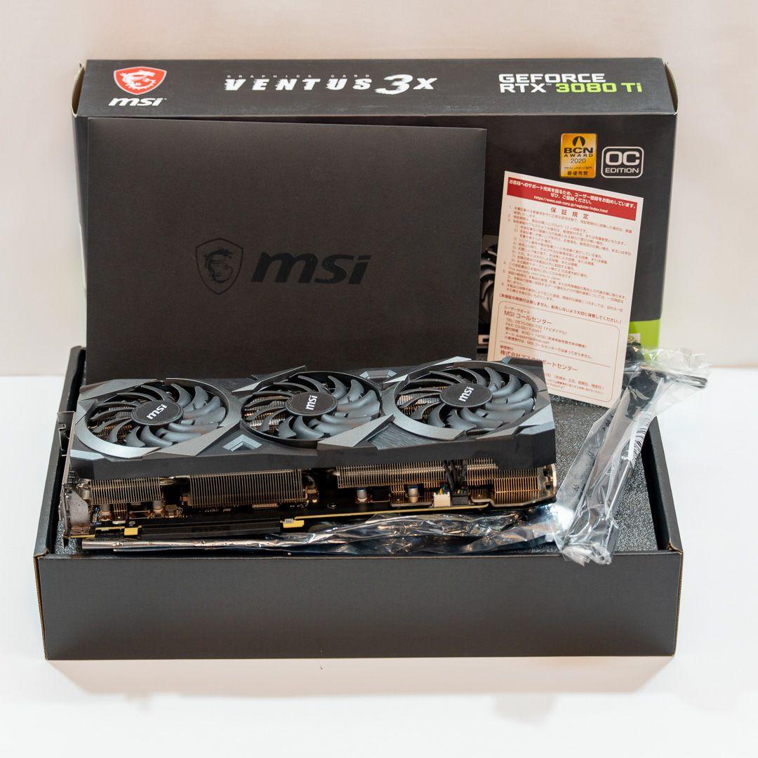 グラフィックボード・グラボ・ビデオカード MSI GeForce RTX 3080 Ti VENTUS 3X