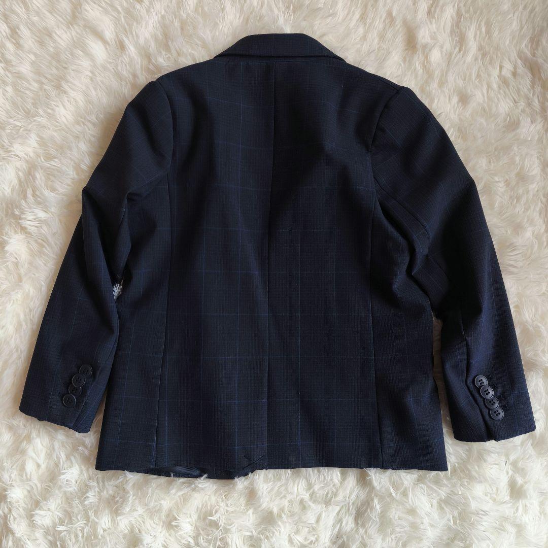 ZARA フォーマルスーツ セット 115 120 ネイビー チェック 入学