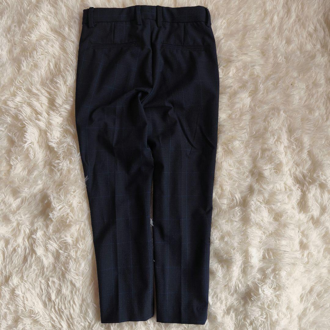 ZARA フォーマルスーツ セット 115 120 ネイビー チェック 入学