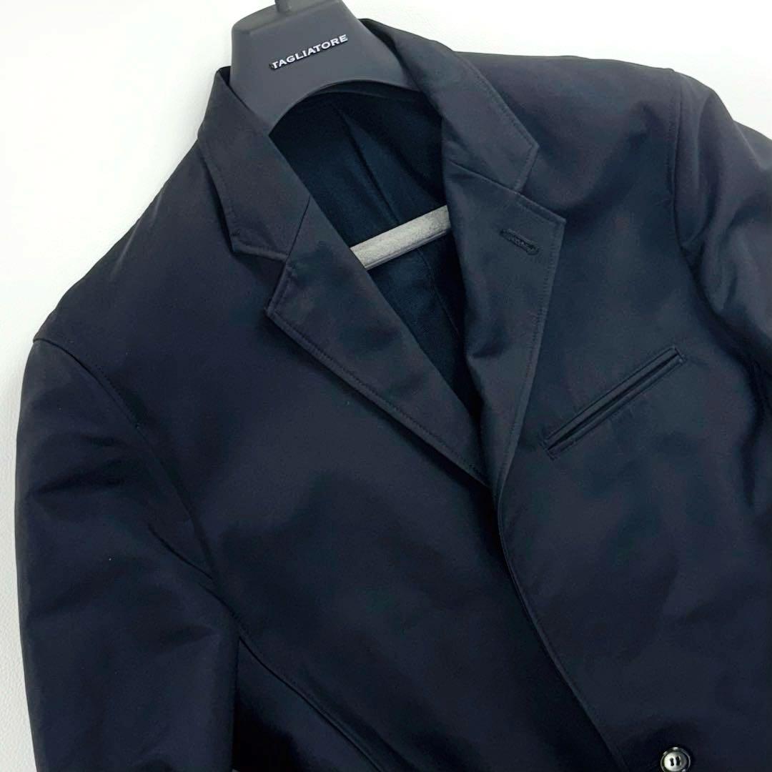 美品✨セオリー テーラードジャケット ナイロン コットン フリース裏地 ブラック